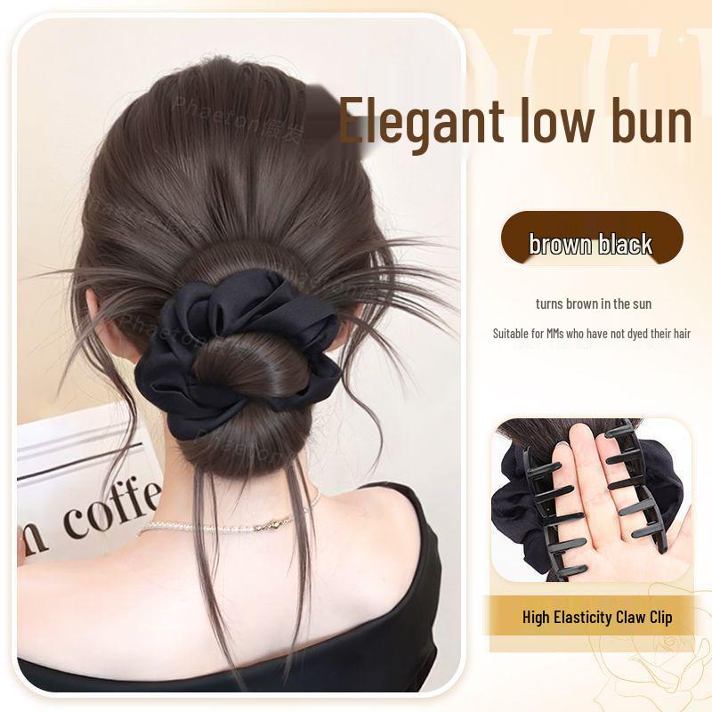 Women's Lazy Chic Dragon Beard Claw Clip for Low Updo Hairstyle