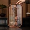 Chinese Glass Bamboo Dry Tea Tray Teapot Teacup Mat Storage Tray Pot Bearing Small Tea Table Household Tea Set Accessories