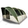 Vidaxl Tourist Tent, 5-Person, Tunnel, Green, Waterproof