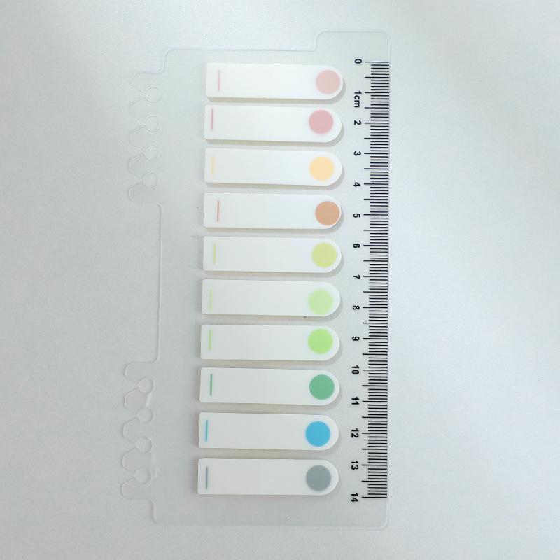 Morandi Color Pet Sticky Notes and Index Tabs - Fresh, Loose-Leaf Memo Pad Labels