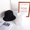Basin Mesh Hollow Summer Hat Pure Color Caps For Women Sun Hat Female Hats Lace Bucket Hat Sun Cap