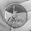 Statue of Liberty Medal of Honor Challenge Coin Commemorative Gift Metal Medal Collection Gift, Blocks