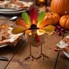 Turkey Tealight Candle Holder Table Centerpiece Thanksgiving Home Decor Candle Stand for Dining Room