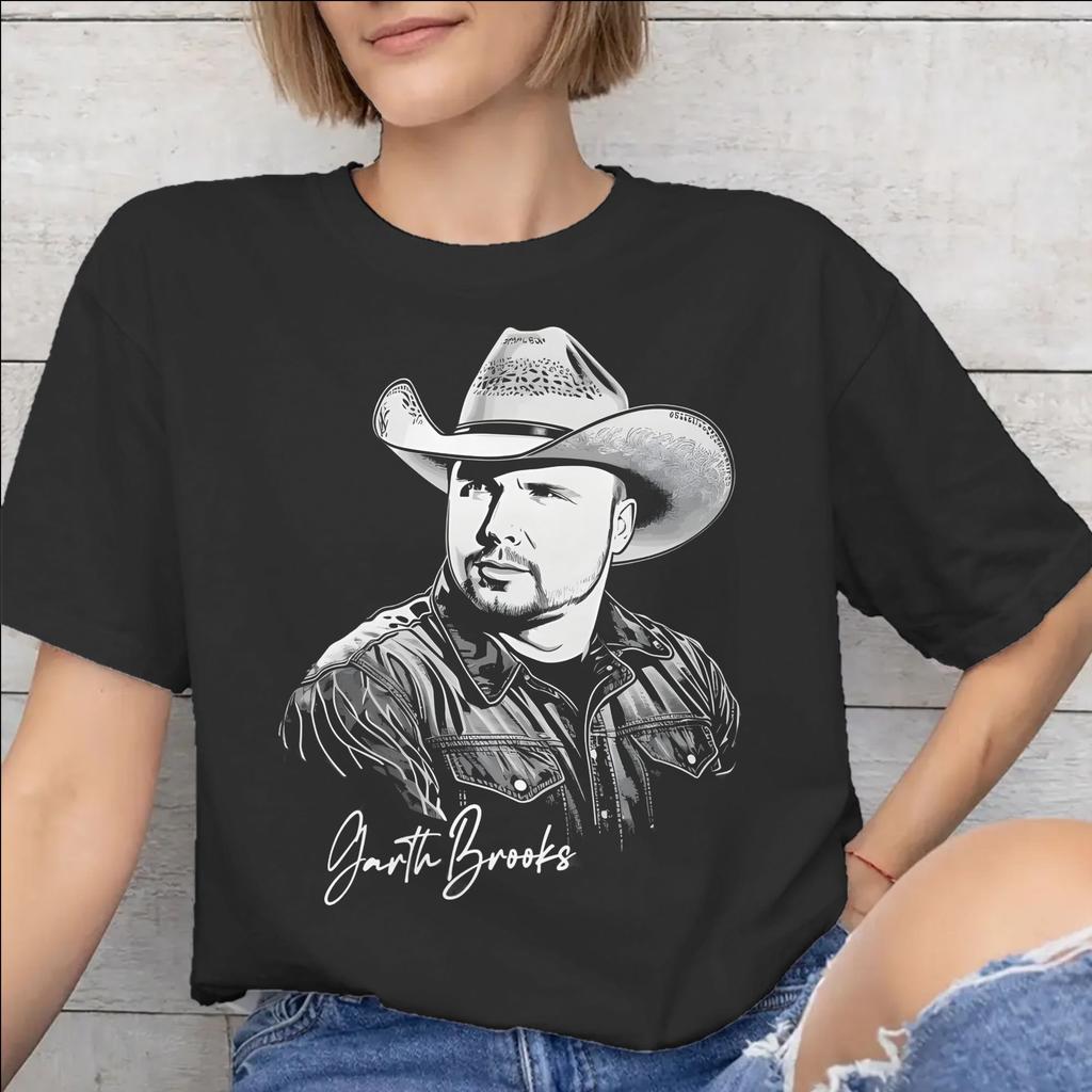 Garth Brooks Tour 2026 Printed T Shirt Unisex WoUnisex 100 Cotton Tee Shirt Clothes