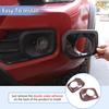 Aunginsy Front Fog Light Lamp Cover Compatible with Toyota Tacoma 2016-2023 Front Fog Lights Guard Front Bumper Lamp Frame Bezels Front Side Light