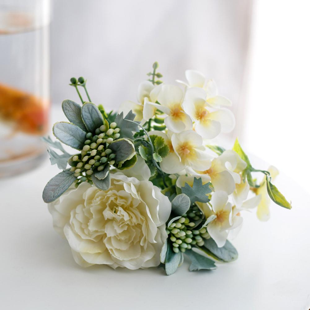 Artificial Rose Bouquet For Wedding Household Decoratiove Ornaments Photographic Props