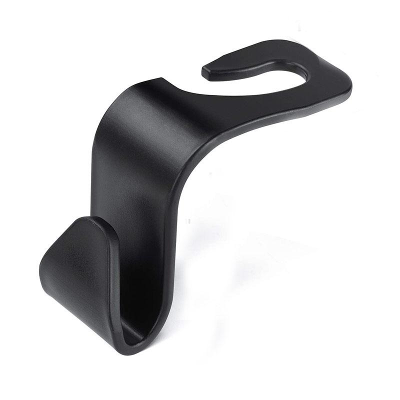 

4 шт. в упаковке, крючок для подголовника автомобильного сиденья, вешалка, органайзер для хранения, универсальный, для сумочки, кошелька, пальто, универсальный, автомобиль, черный, тип S