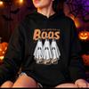 Funny Halloween Ghost Beer Hoodies Just Here For The Boos Print Men'S Sweatshirts Spooky Holiday Party Hoodies Unisex Tops Gift