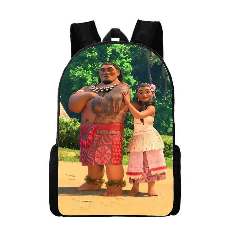 Moana Ocean Character Kids Backpack Set With Durable Waterresistant Material For School Use