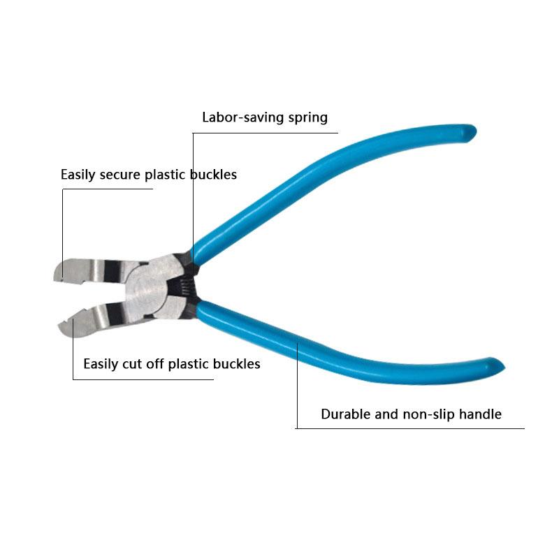 Multifunctional Diagonal Pliers Car Clip Pliers Car Rivet Tightening Pliers Wire Stripping Plier Staple Screwdriver Removal Tool
