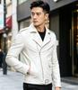 European and American men's clothing autumn and winter fashion casual leather jacket temperament elegant long sleeve large size men's leather jacke