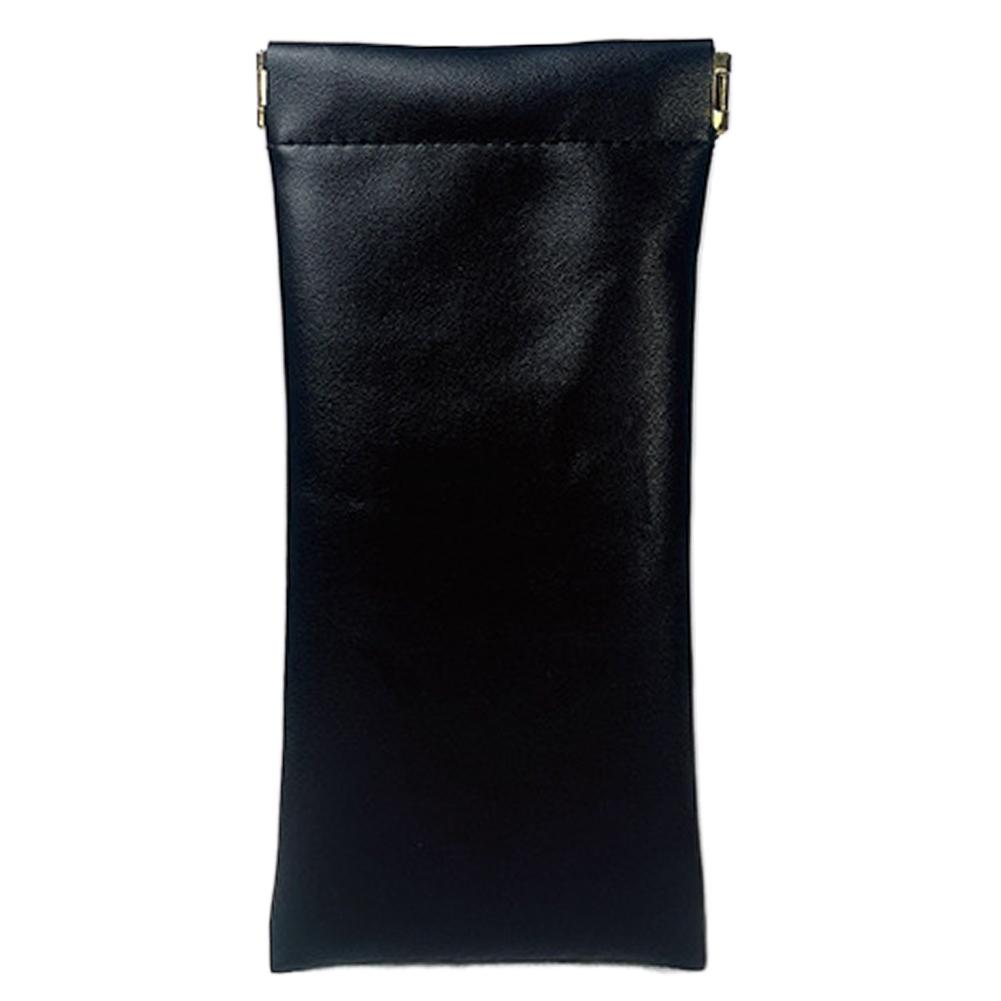 Sonnenbrillentasche mit Quetschverschluss, wasserdicht, einfache Aufbewahrungstasche für Brillen, einfarbige Schutzhülle für Brillen zur sicheren Aufbewahrung