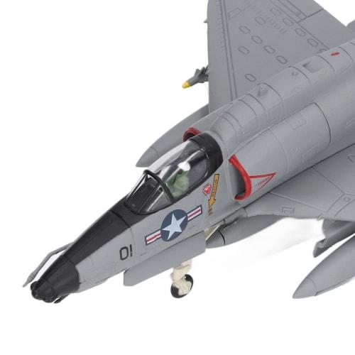 Oreb 1:72 A-4 Skyhawk Attack Aircraft Model, Alloy Skyhawk Attack Aircraft Model Kit, Skyhawk Fighter Attack Aircraft Diecast Airplane Military Displa
