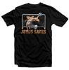 JESUS Christ Saves Funny Christmas XMASS Gift Present Cotton T-shirt 8983