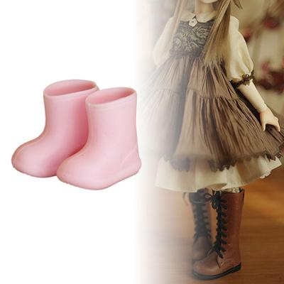 Doll Rain Boots Shoes Accessories for 1/12 Cute Waterproof Sturdy Ob11 Soft