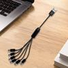 USB2.0 Type A Male To 6 Type-C UsbC Male Y Splitter Data Sync and Charging Connector Adapter Cable 0.5m/1.5m