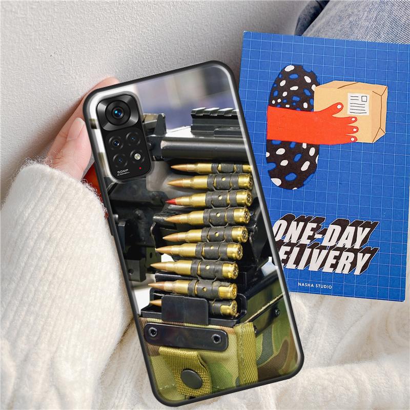 The Military Weapon Case For Xiaomi Redmi Note 8 9 10 11 Pro 8T 9S 10S 11S Redmi K50 K40 Gaming 9A 9C 9T 10C