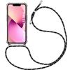 Protective Case - eFConnection - iPhone 13 Mini - Flexible - Transparent-black - Shockproof