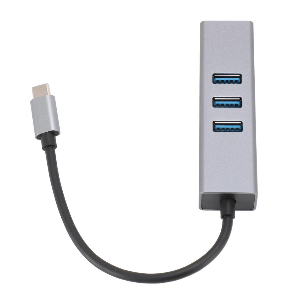 4 Port USB C Data Hub Professional Efficient High Speed 5Gbps 4xUSB3.0 USB Hub for Windows for Linux System