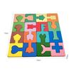 Alta Qualità 16 Pezzi Alta Qualità Colorati Alta Qualità Legno Alta Qualità Puzzle Alta Qualità Bambini Alta Qualità Cartone Animato Alta Qualità Aereo