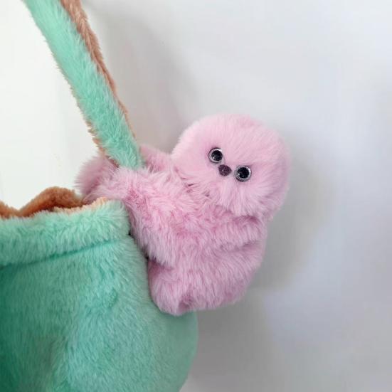 Electric Plush Doll Cartoon Owl Shape Plush Doll Crafted From Plush and Pp Cotton