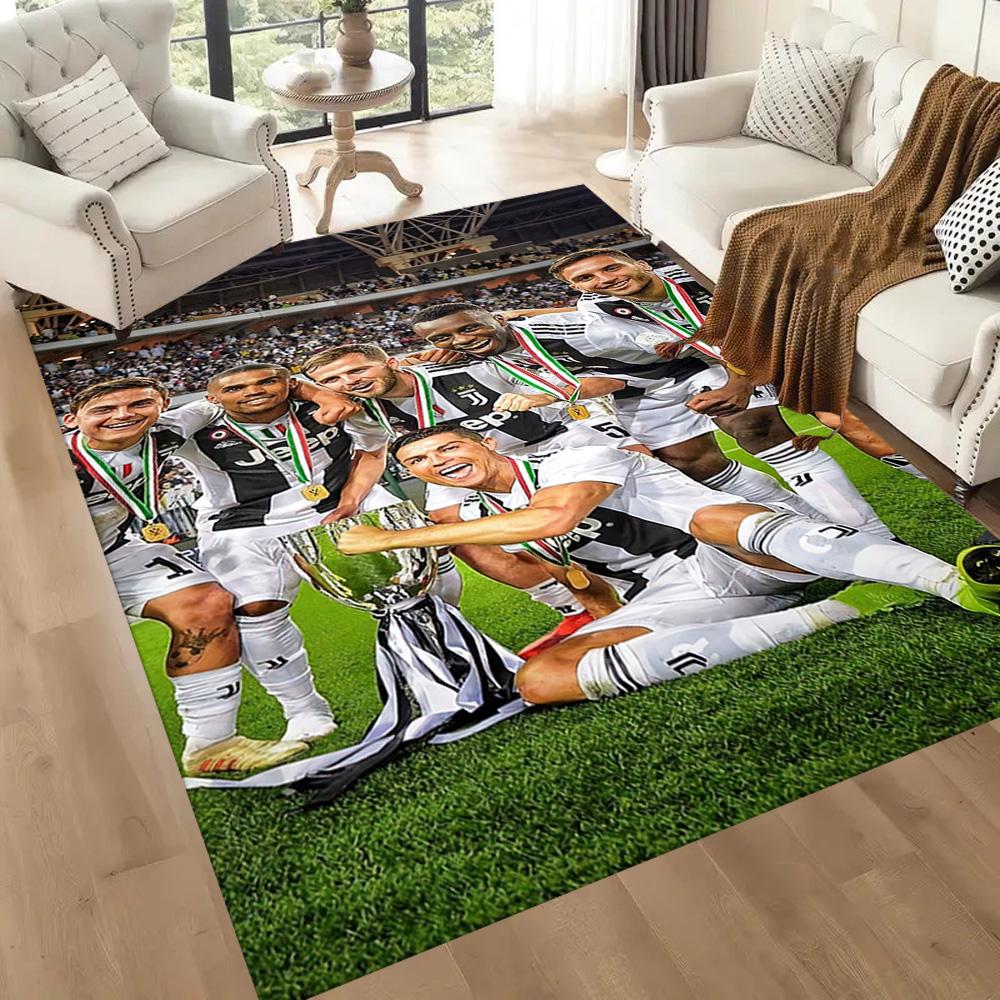 Juventus Floor Rug Office Rug Perfect For Decorate Room Living Rooms Hallway Kitchen Antislip Carpet Anime Office Decor