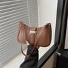 Summer New Popular Beautiful Messenger Bag Casual Texture Retro Small Bag Women's Retro Underarm Crescent Bag