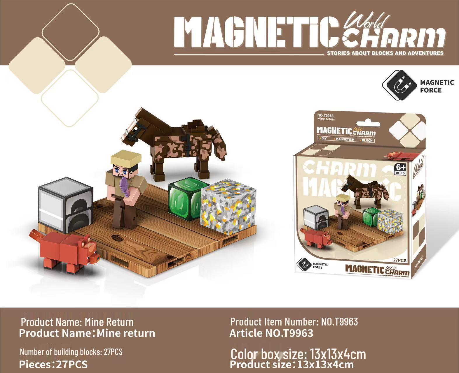 

Серия «Первобытный лес»: Мини Магнитные Кубики для Конструирования