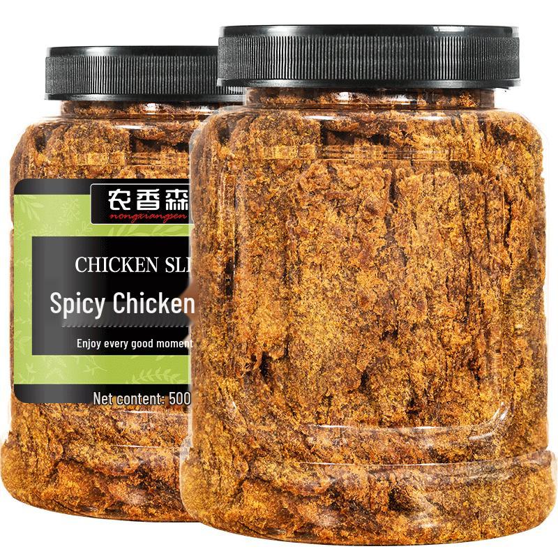 Nongxiangsen High-Protein Spicy Dried Chicken Breast Slices