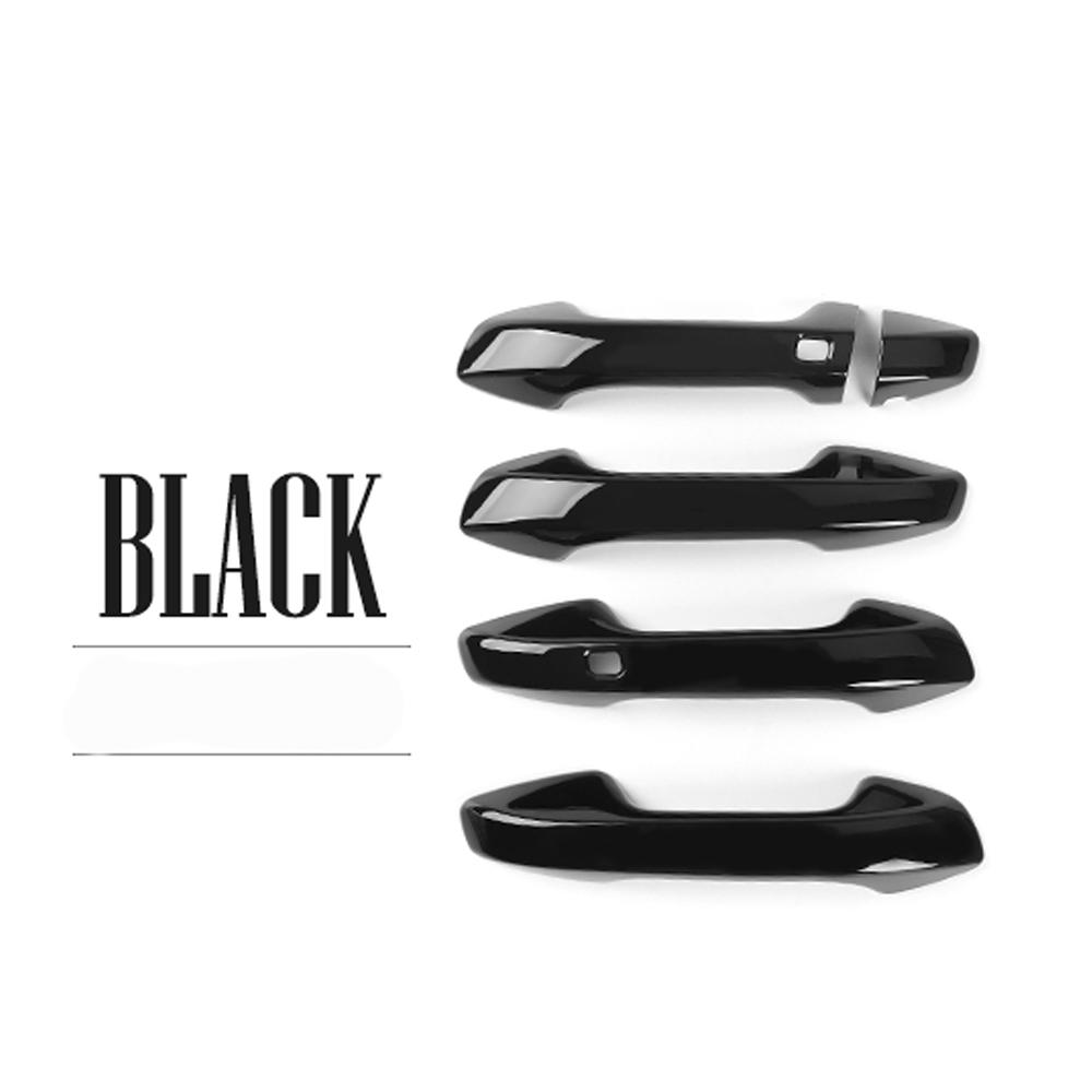 Auto Exterior Accessories Carbon Fibre Gloss Black Style Exterior Door Handle Trim Covers For KIA SELTOS 2021-2025 LHD/RHD