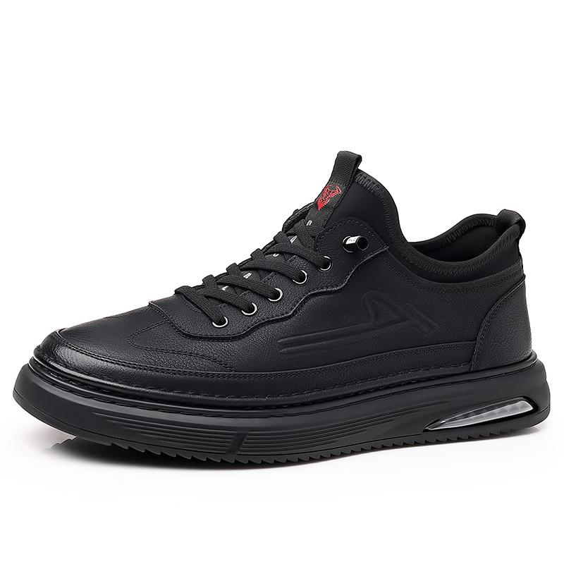 Fashion New Men's Genuine Leather Casual Shoes High-quality Sports Shoes Minimalist Men's Oxford Shoes Thick Soles Free Delivery