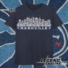 Tennessee Football Team 23 Player Roster, Nashville City Skyline Shirt and Kids Tshirt