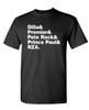 DJ-NAMEN - Unisex Baumwoll-T-Shirt
