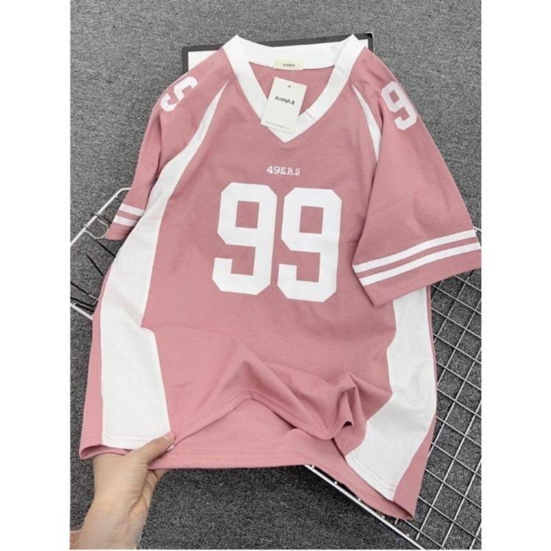 Men's And Women'S Sleeveless T-Shirt Number 99 Korean Style Cotton Collar Wide Form Unisex Super Beautiful Trend