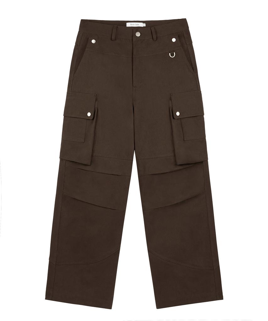 ROCKCAKE Open Pocket Cargo Pants - Brown