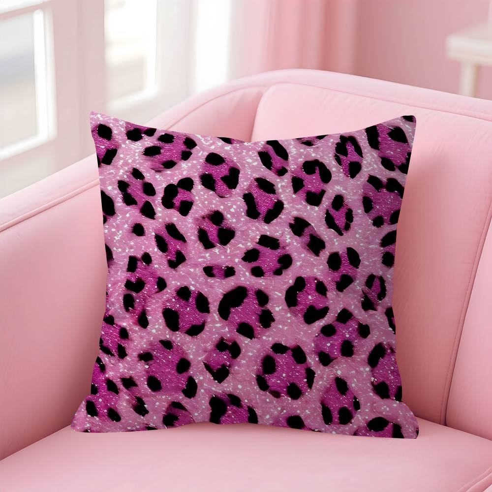 Luxury Leopard Pillow Cushion Cover Pillowcase Living Room Sofa Home Decor Customized