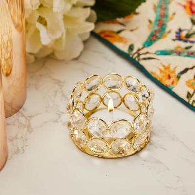 Kristall Teelichthalter | Votivschale für Heimdeko & zum Verschenken