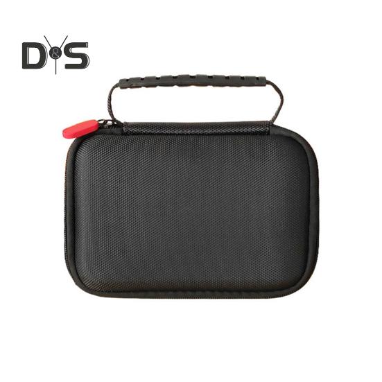 

Защитная сумка для игровой консоли с ручкой, застежкой-молнией, ударопрочный, прочный, с мягкой подкладкой, чехол для переноски ANBERNIC RG40XXV чёрный