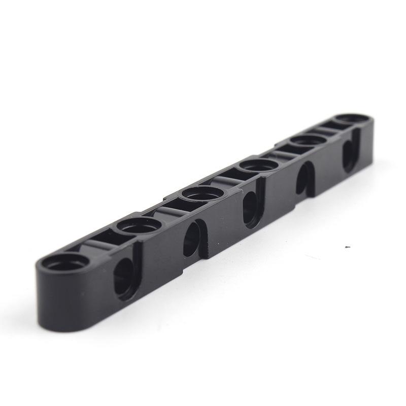 Small particle building block high-tech parts beams with double sides pin holes Compatible with other brands Moc accessories