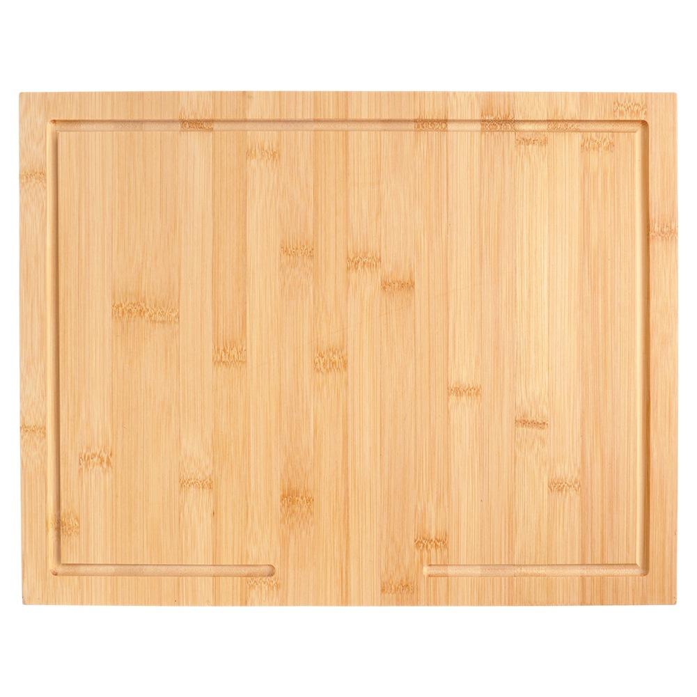 Deska Bambusowa Kuchenna Do Krojenia Z Rantem Stolnica Drewniana 45x35 Cm