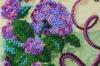 Mini Kit for Embroidery with Beads On Natural Artistic Canvas Abris Art Believe Love Dream
