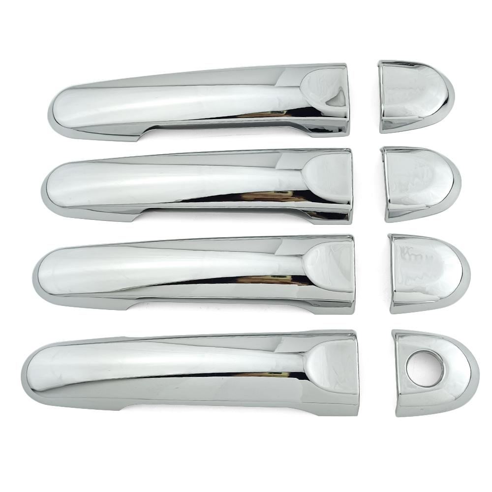 For Nissan Note / Versa Note 2nd Gen 2012-2018 Car Styling Chrome Door Handle Cover Trim & Door Bowl Cover Trim 2013 2014 2015