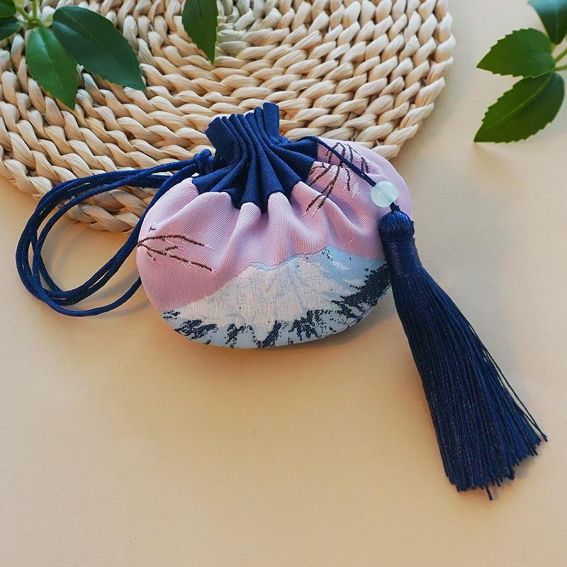 Retro Chinese Style Hanfu Brocade Sachet - Portable Ancient Car Hanging Ornament