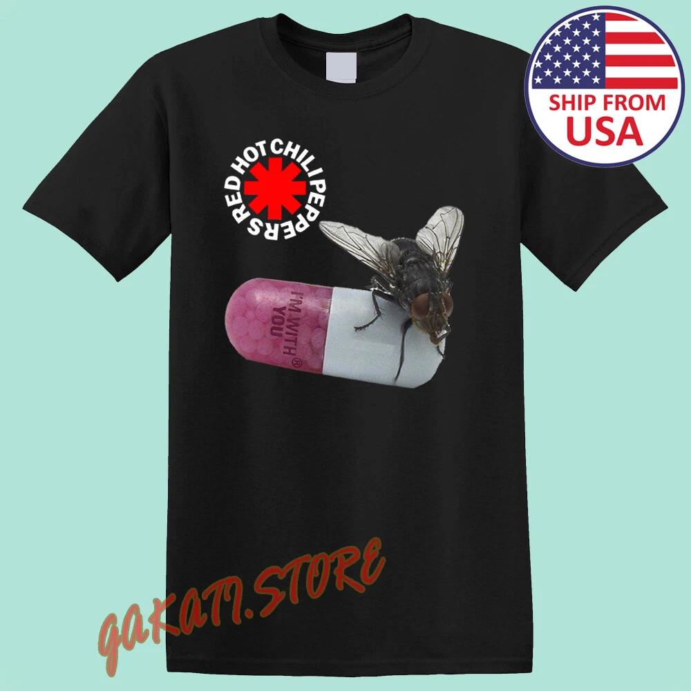 

RHCP I m with you Men s Black Size S-5XL 2XL