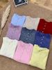 Women's Round Neck Pearl Button Wool Cashmere Knit Cardigan JM8305