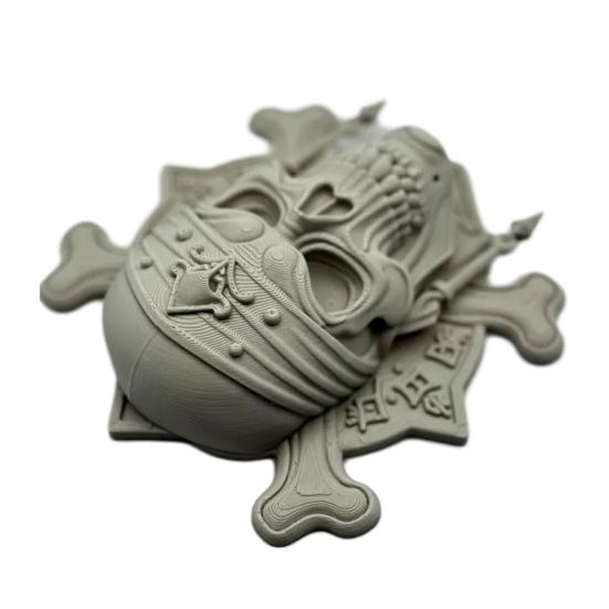 Pirate Skeleton Wall Decor Halloween Plastic Human Head Craft for Garages Living Rooms Bedroom Offices Decor