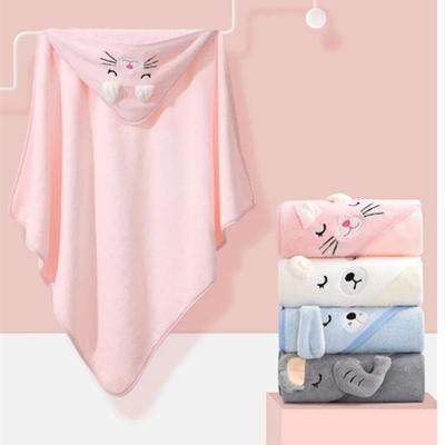 Cartoon Tier Baby Badetücher Weiche Neugeborene Mit Kapuze Handtuch Decke Kleinkind Bademantel Warm Schlafen Swaddle Wrap für Jungen Mädchen