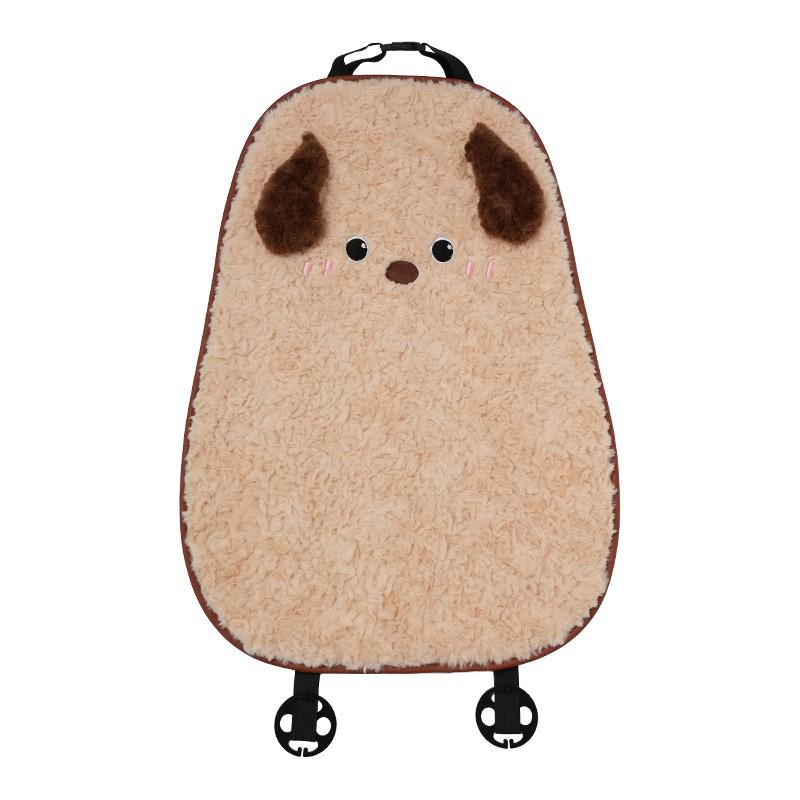 Plush Cartoon Car Neck and Lumbar Support Cushion