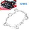 10pcs Turbo Outlet Elbow Gasket Kit with 5 Bolt Holes for T25 T28 GT25 GT28 Exhaust Manifold