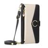 Luxury Zipper Leather Magnetic Flip Wallet Case for iPhone 17 Pro Max 17Air 16 15 14 Multiple Colors Lanyard Card Holder Cover